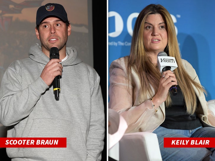 scooter braun kelly blair getty 1
