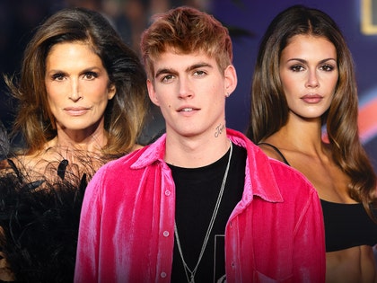 cindy crawford kaia gerber and presley getty 2