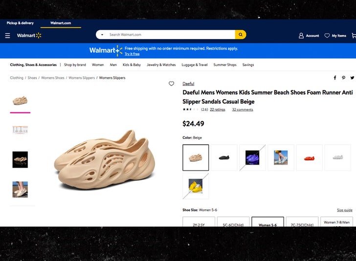 walmart copies yeezy