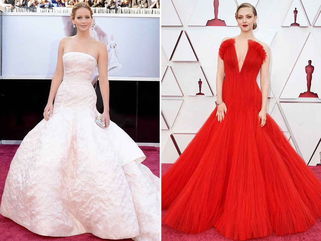 Jennifer Lawrence vs. Amanda Seyfried -- Gals In Gowns Edition