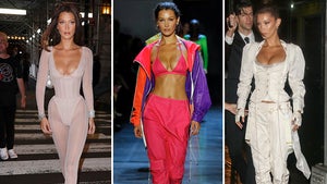Bella Hadid Absolutely Slayed with Busty Outfits at NYFW