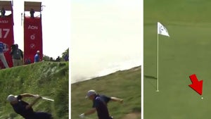 Jordan Spieth Nearly Tumbles Into Lake After Insane Shot At Ryder Cup