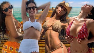 Hollywood Stuns In Crochet Bikinis ... Stitches Be Crazy!