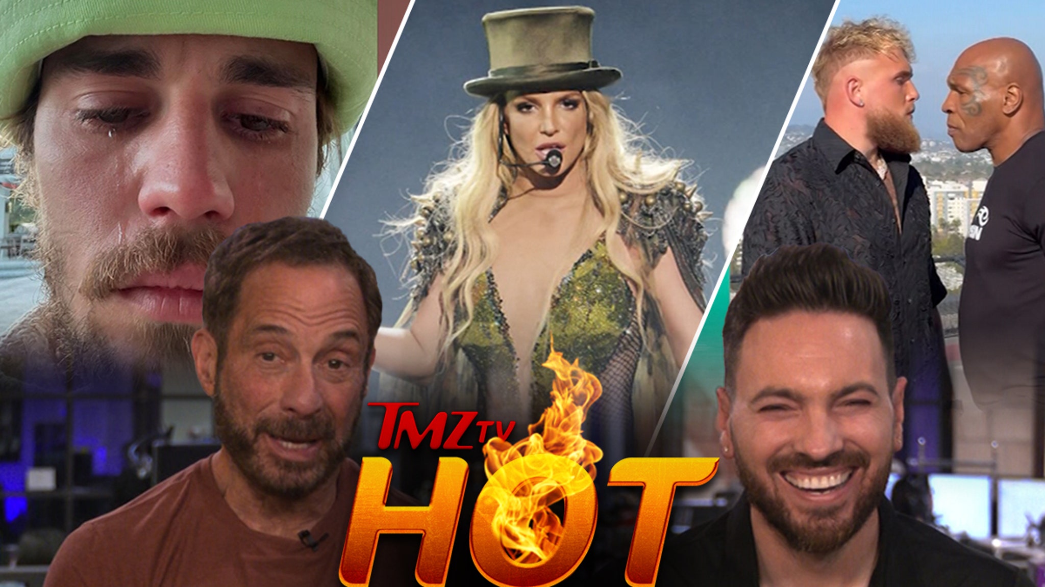 TMZ TV Hot Takes: Justin Bieber, Britney Spears, Jake Paul Vs. Mike Tyson