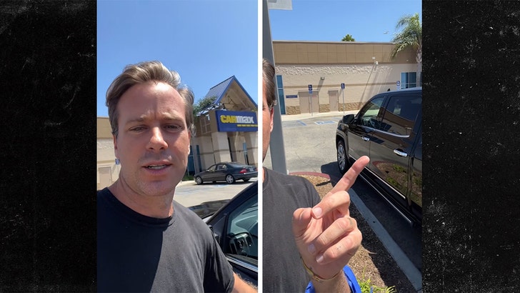 Armie Hammer Says He’s Selling His Truck, Can’t Afford Gas Guzzler