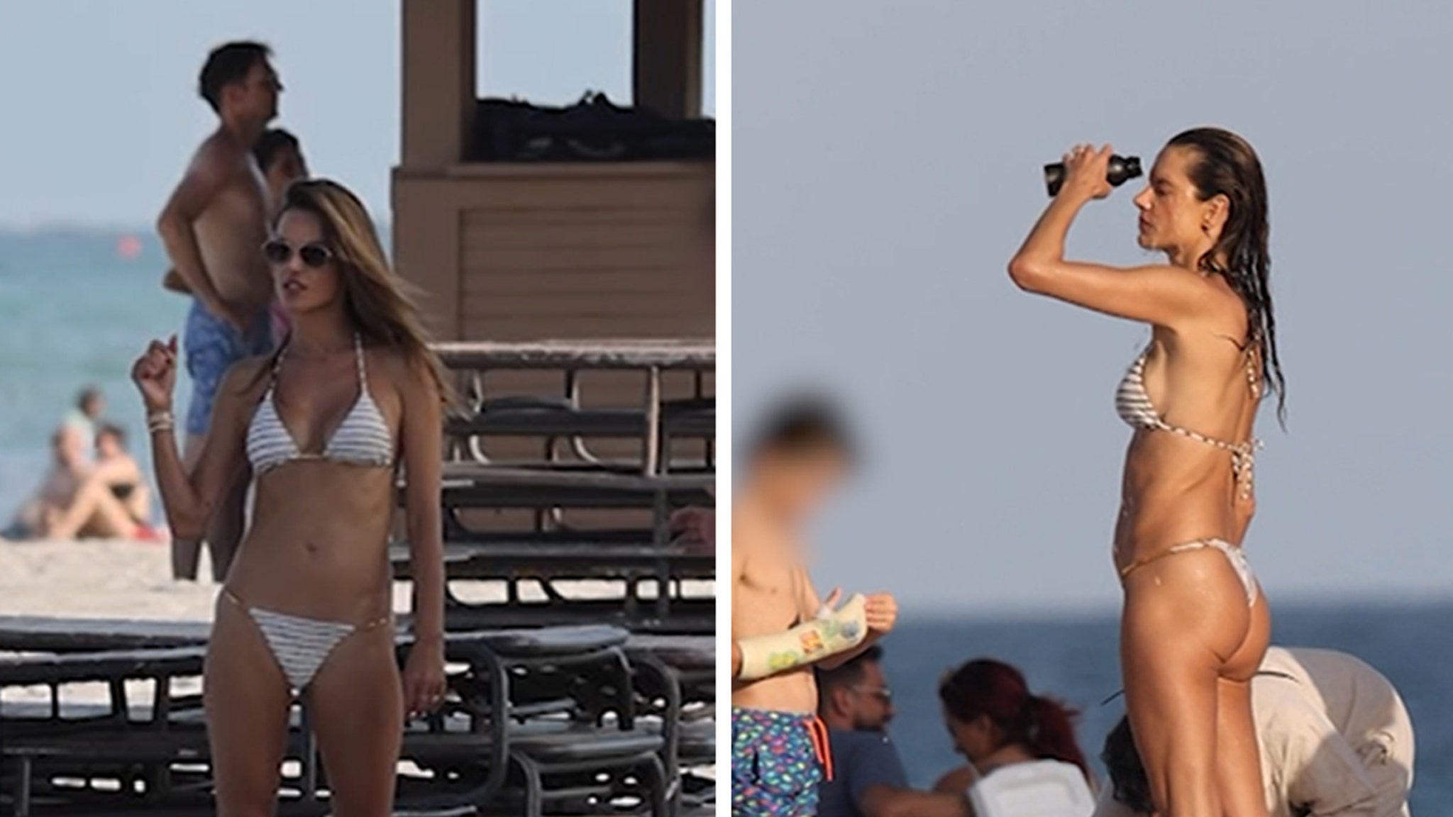 Alessandra Ambrosio is Sizzling in Miami Beach