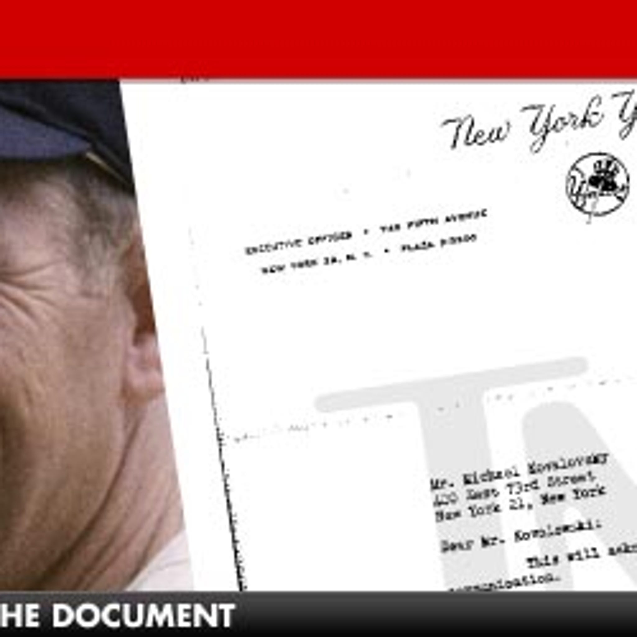 What is mysterious Yankees Letter from MLB that's being unsealed?