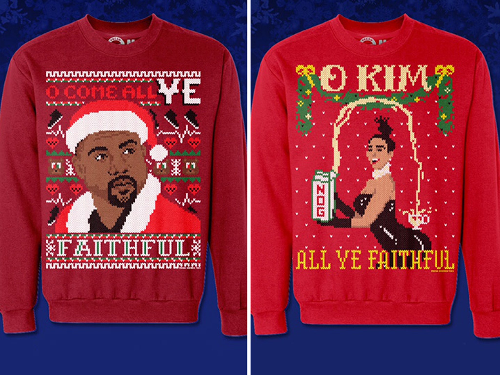 Kardashian christmas sales sweater