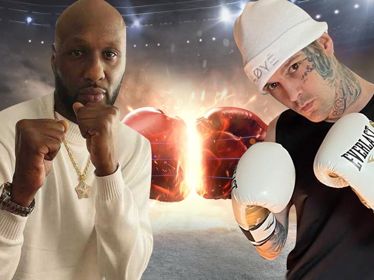 Lamar Odom Set To Fight ron Carter In Celebrity Boxing Match Gonna Be A War