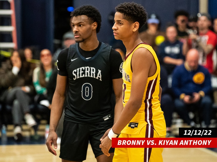 Bronny James vs Kiyan Anthony