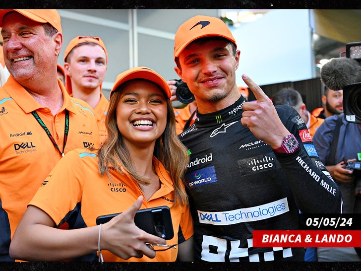 Lando Norris Bianca Bustamante