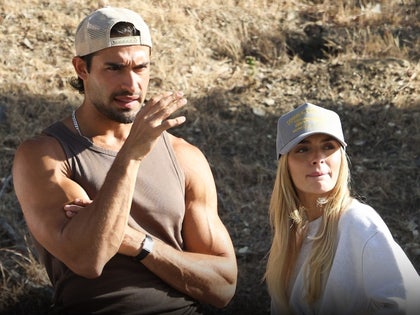 sam asghari brooke irvine backgrid launch 
