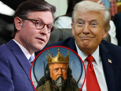 donald trump mike johnson no kings post