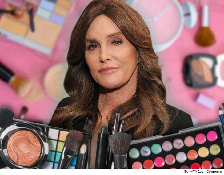 Caitlyn Jenner -- I'm Getting Into The Cosmetics Biz :: 0215-caitlyn-jenner-makeup-fun-art-tmz-getty-composite-4