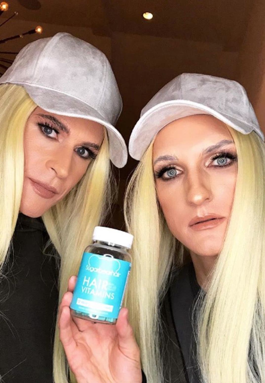 Brad Goreski and Matt Holloway as Kim Kardashian