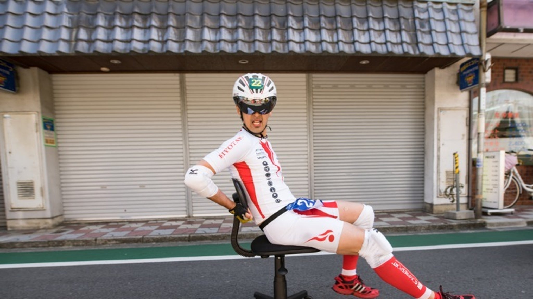 Japanese Office Chair Race