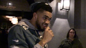 Karl-Anthony Towns Stoked About Eagles: Bring On the Patriots!