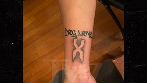 DMX's Fiancee Gets 'Dog Love' Tattoo to Commemorate His Death