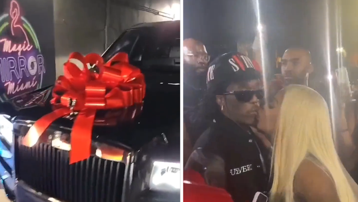 Lil Uzi Vert Surprises City Girl JT With Rolls-Royce Truck For 30th Bday