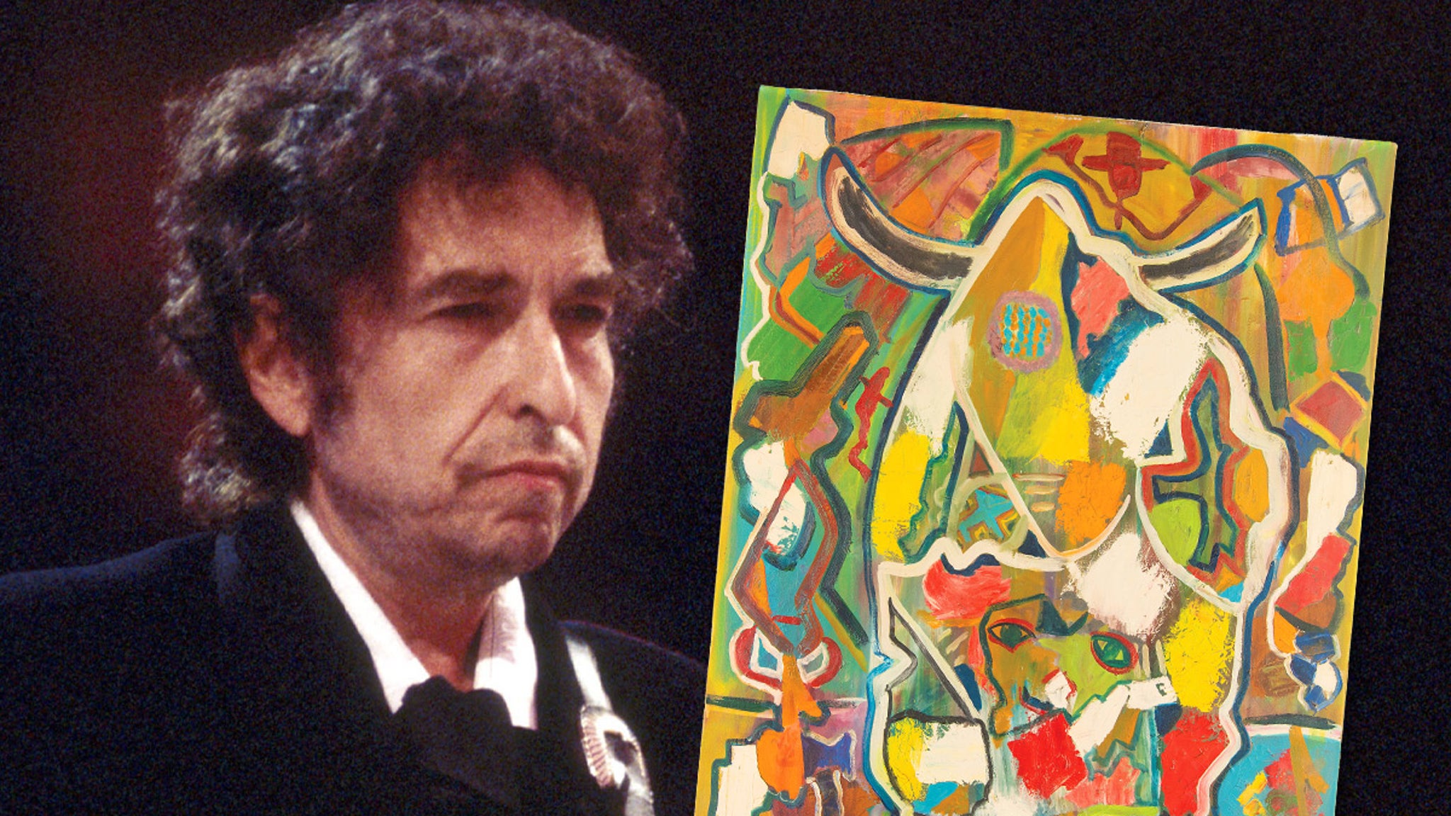 Rare Bob Dylan Painting Up for Auction, Worth $100K