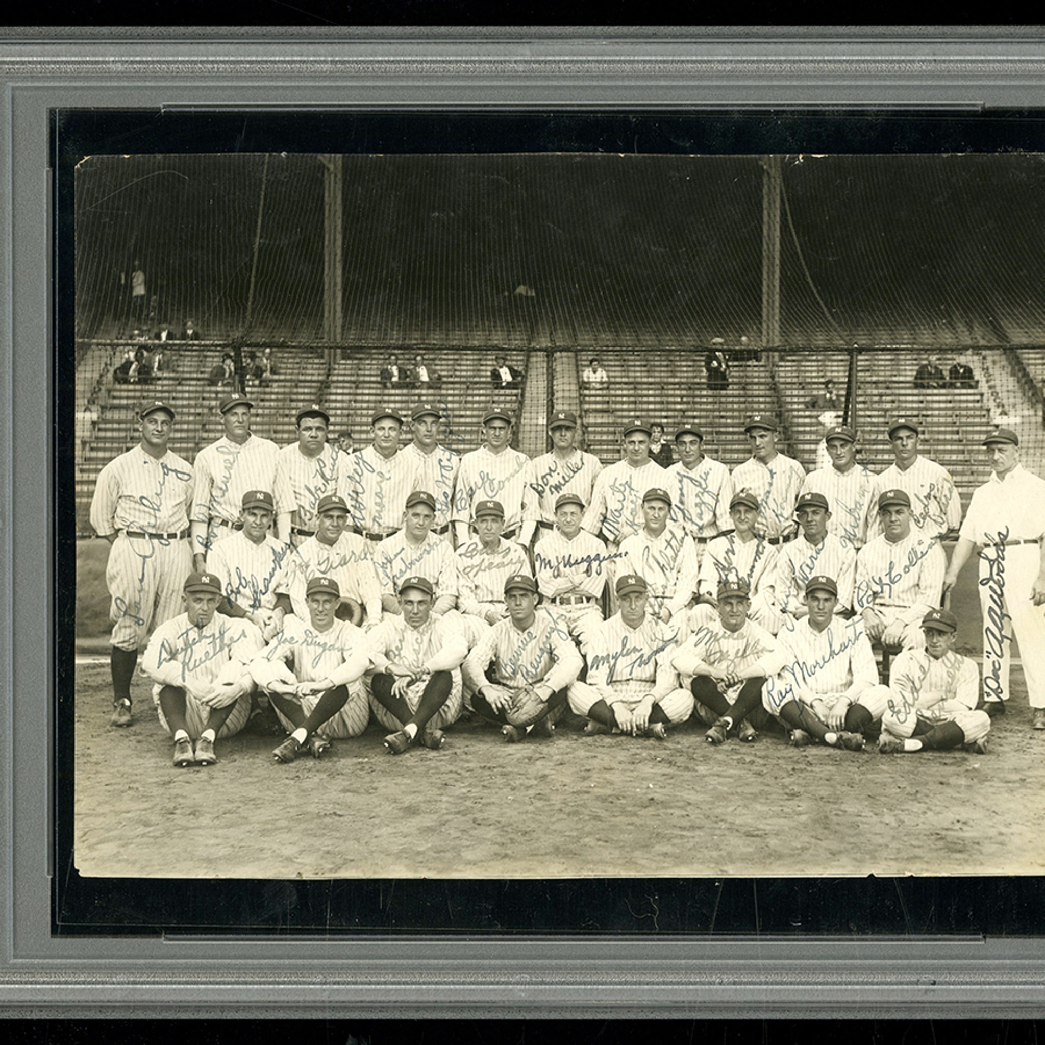 Lou Gehrig 1927 New York Yankees Team PHOTO World Series Champs Babe Ruth 60HRs 