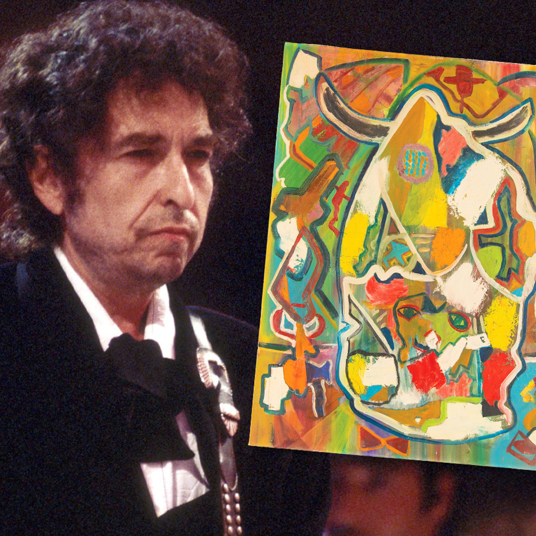 Rare Bob Dylan Painting Up for Auction, Worth $100K