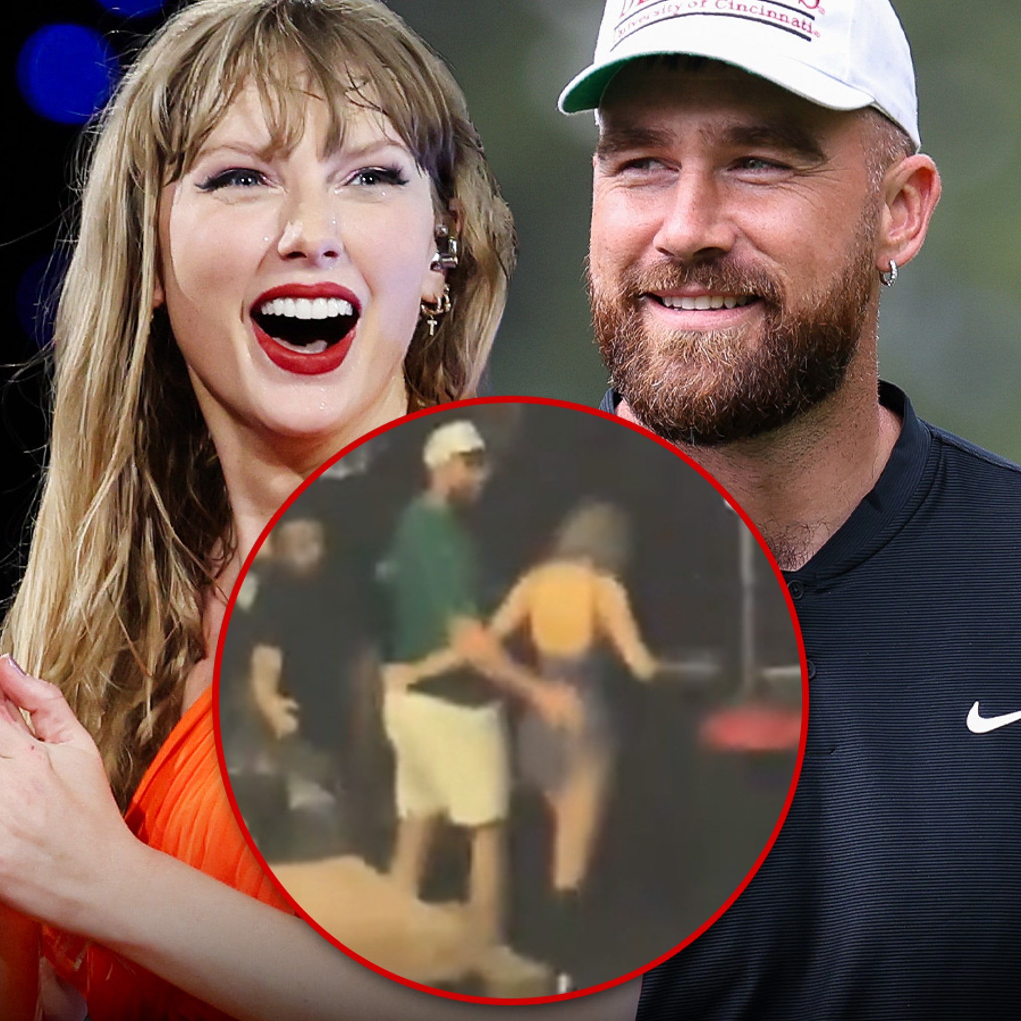 Travis Kelce Wraps Arm Around Taylor Swift's Waist After 'Eras' Show in Germany