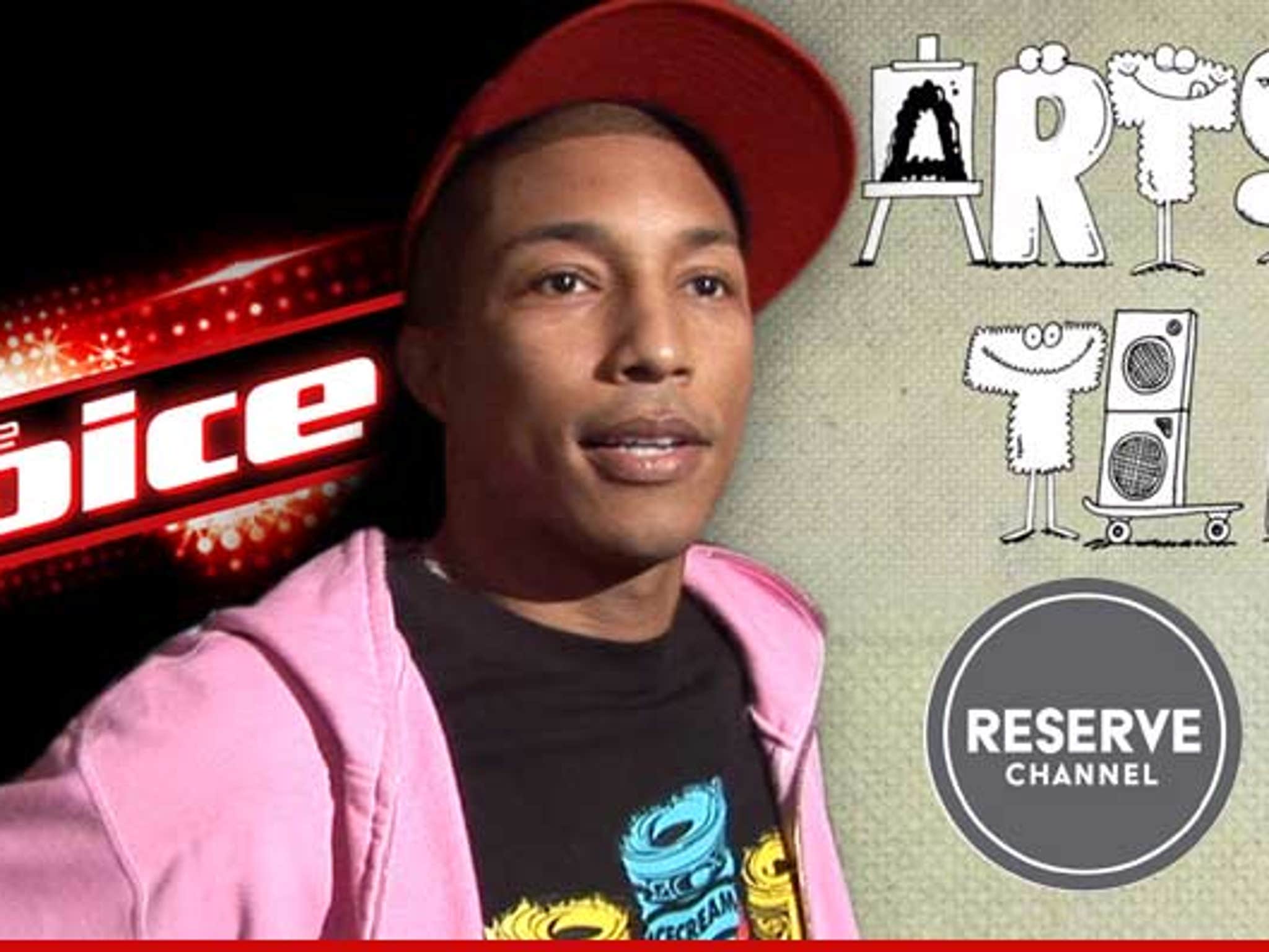 The Voice Judge Pharrell Williams's Hat Was Bought by a Friend