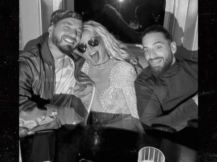 Britney Spears with Maluma and J Balvin