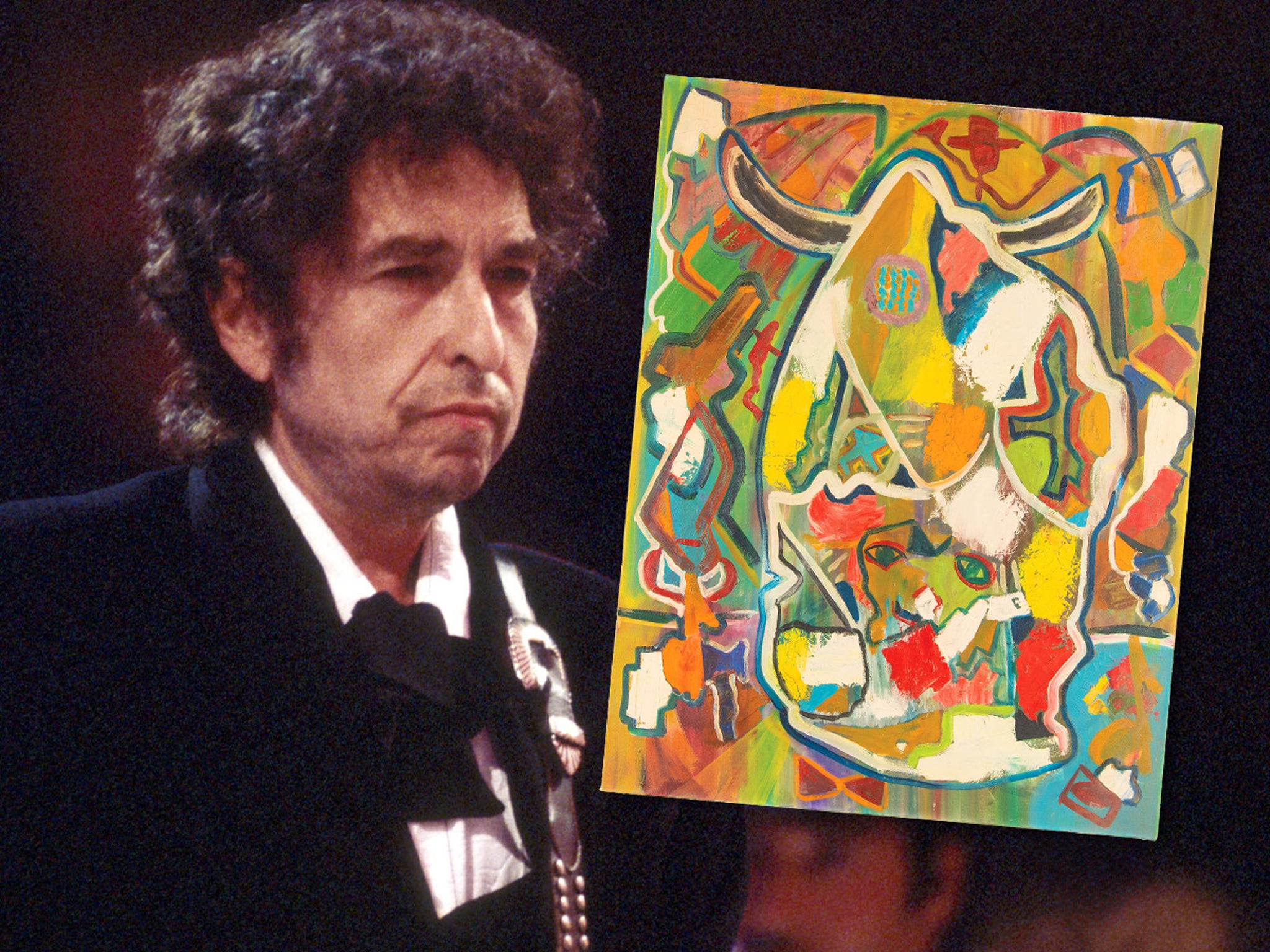 Rare Bob Dylan Painting Up for Auction, Worth $100K