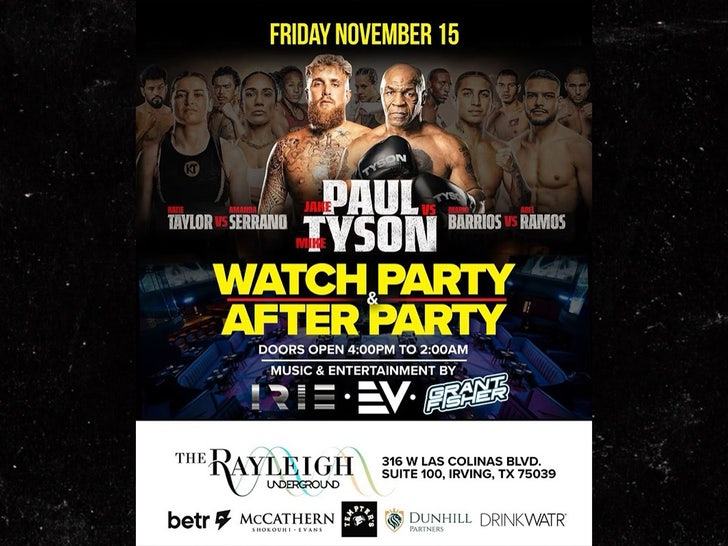 watch party tyson v paul sub