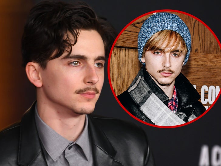 Timothee Chalamet blond hair