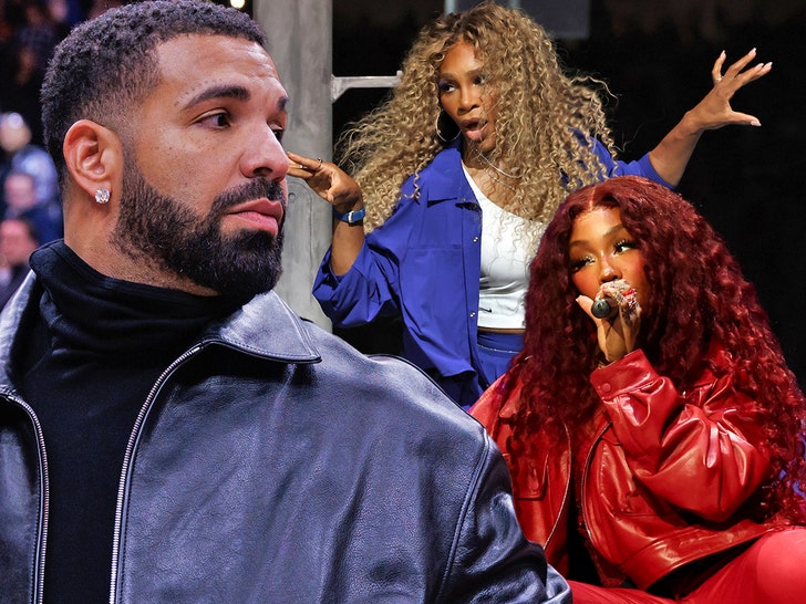 Drake Rants About Exes Just Hours Before Serena & SZA's Super Bowl Turn Up