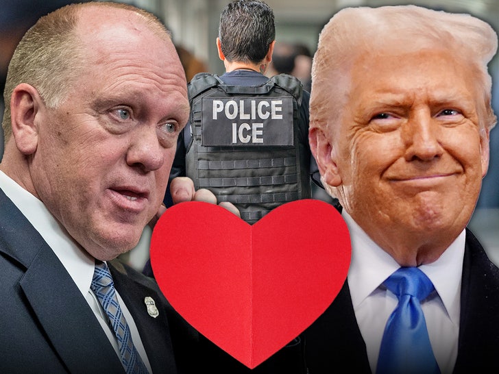 Tom Homan Donald Trump Ice Heart Getty