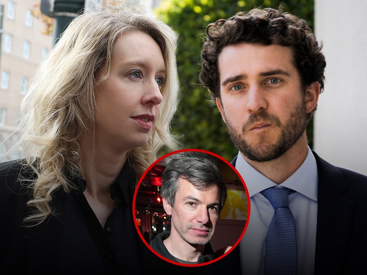 nathan fielder elizabrth holmes and billy evans getty 1