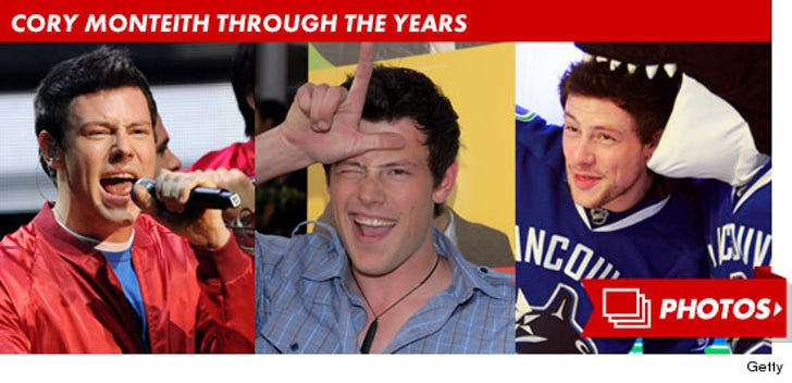 Cory Monteith Through The Years
