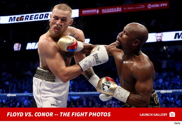 Floyd Mayweather vs. Conor McGregor -- The Fight Photos
