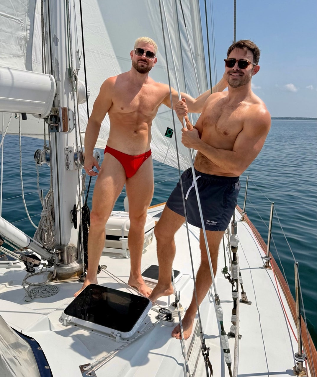 Jaymes Vaughn and Jonathan Bennett