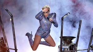 Lady Gaga Animated & Wired Up During Halftime Performance (PHOTO GALLERY)