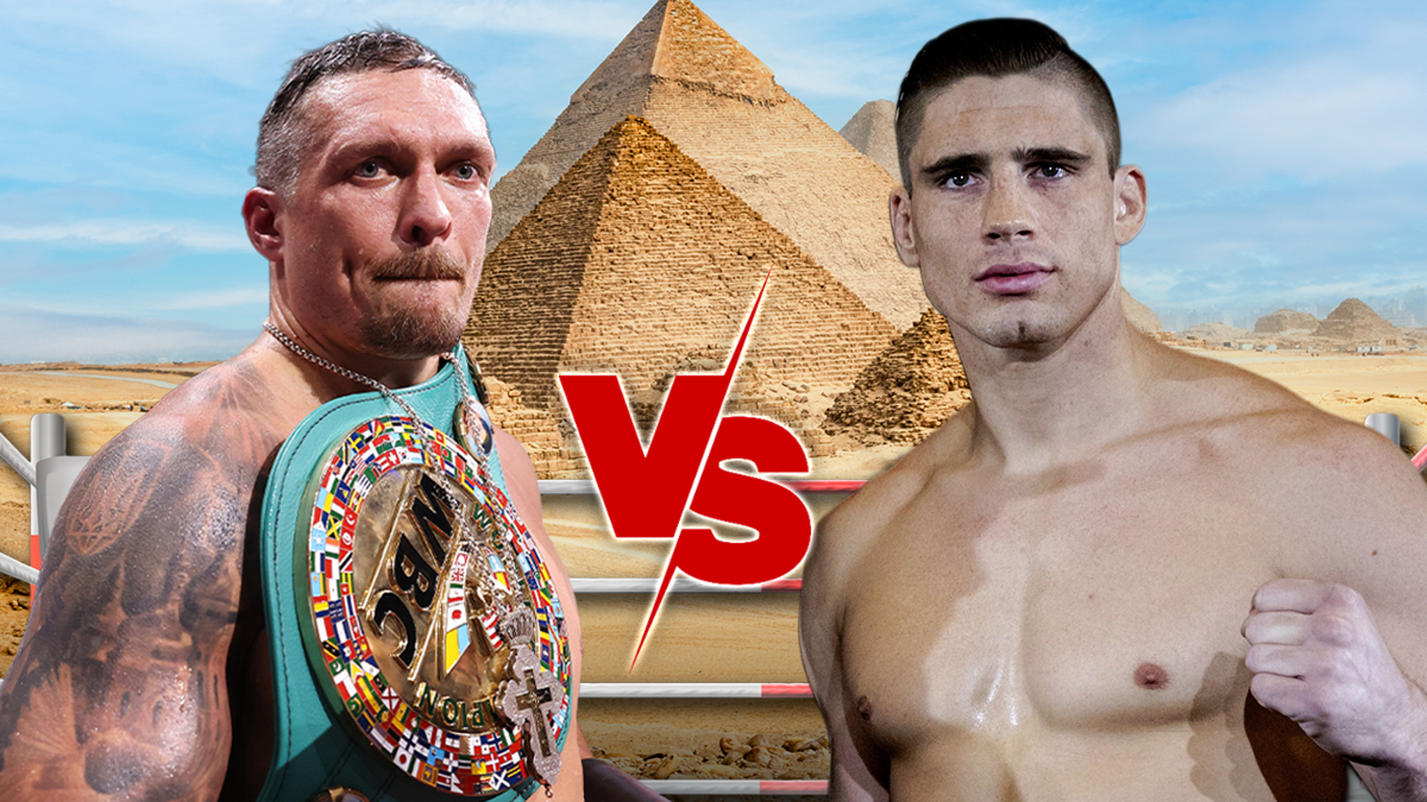 Oleksandr Usyk, Rico Verhoeven To Fight At Pyramids of Giza on May 23