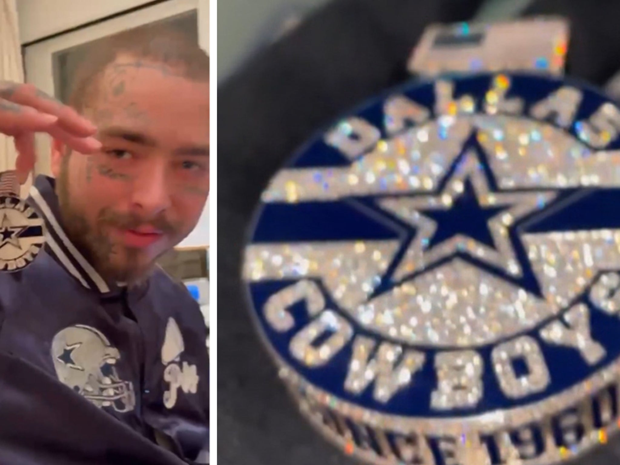 Post Malone Reacts to Cowboys Loss