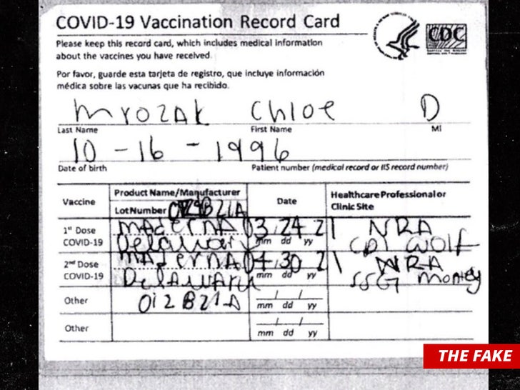 hawaii fake vax card