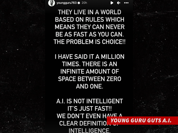 Entertainment Young Guru Guts A.I.