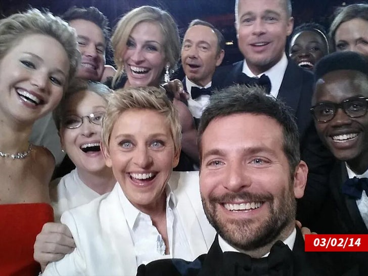 Selfie de Ellen en los Oscar