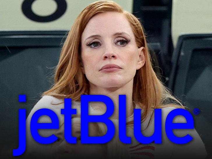 jessica chastain jetblue getty 1