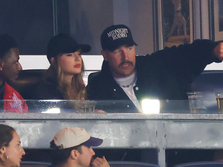 Taylor Swift and Travis Kelce Do Date Night at Yankees Postseason Game