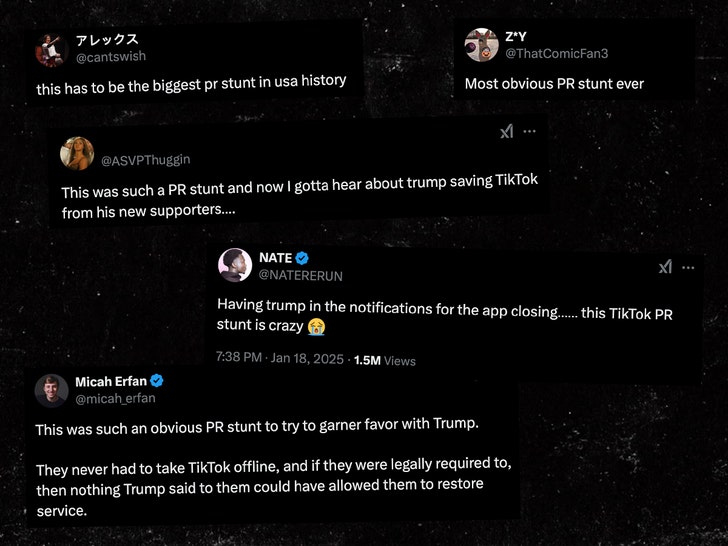 donald trump tiktok political pr stunt twitter