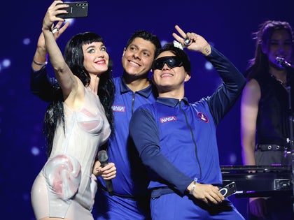 Katy Perry performs onstage during the Katy Perry The Lifetimes Tour 2025 at CDMX Arena In Mexico City