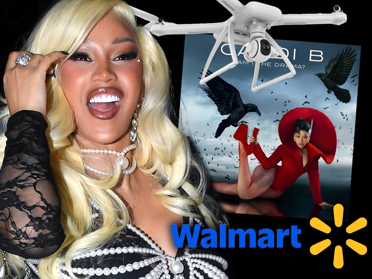 cardi b album walmart getty 2