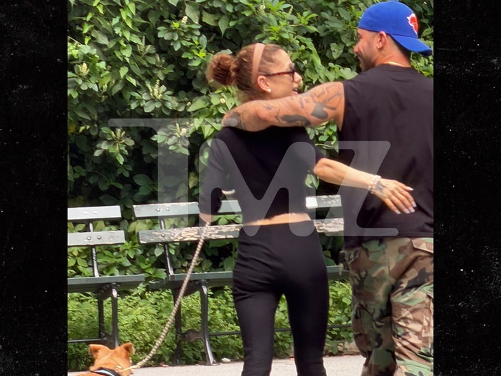 Ariana Grande and Ricky Alvarez walking in Central Park tmz wm 3